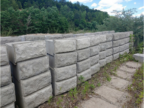 large concrete blocks